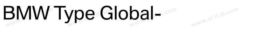 BMW Type Global字体转换